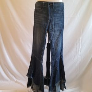 Sneak Peek High Rise Flare Jeans